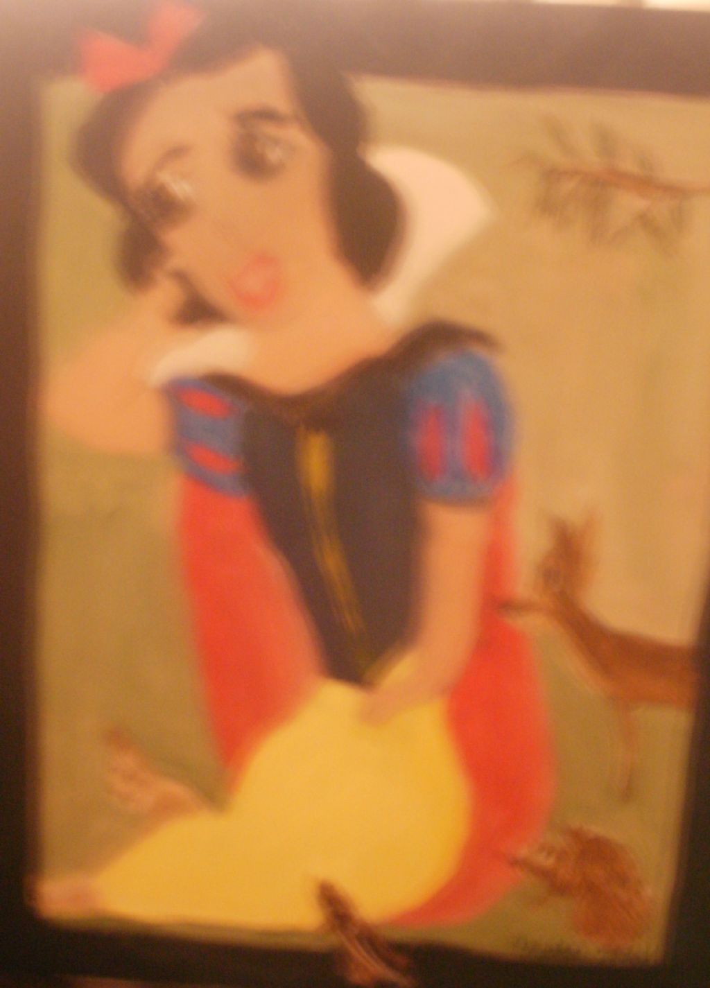 Acrylic Snow White